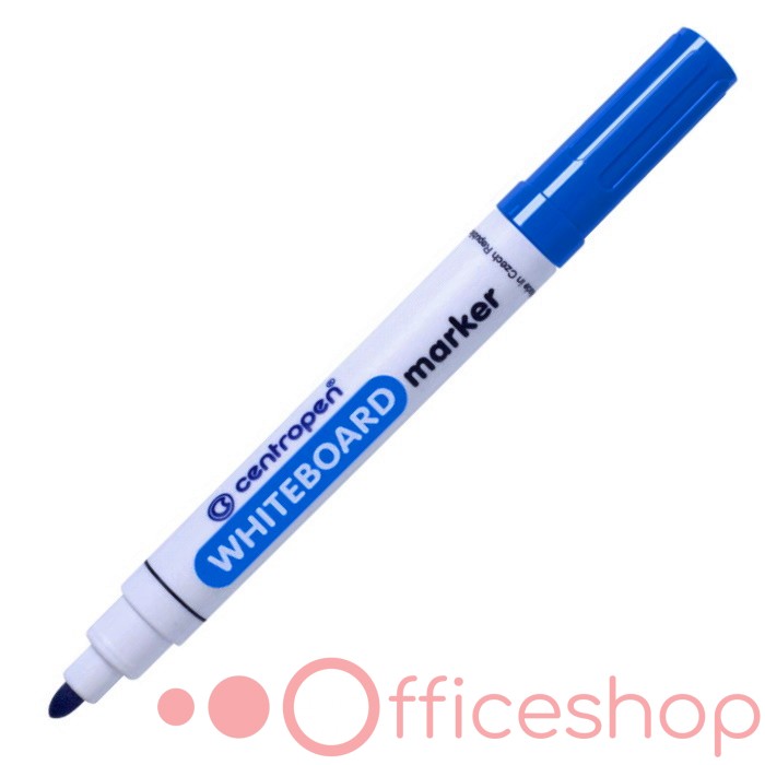Marker pentru Whiteboard Centropen, 2.5 mm, albastru, 8559A (10)